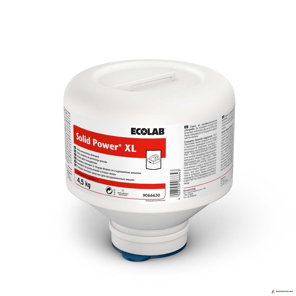 Ecolab Solid Power XL Концентрир моющее ср-во для ПММ 4.5кг купить в интернет-магазине Курорт Сервис